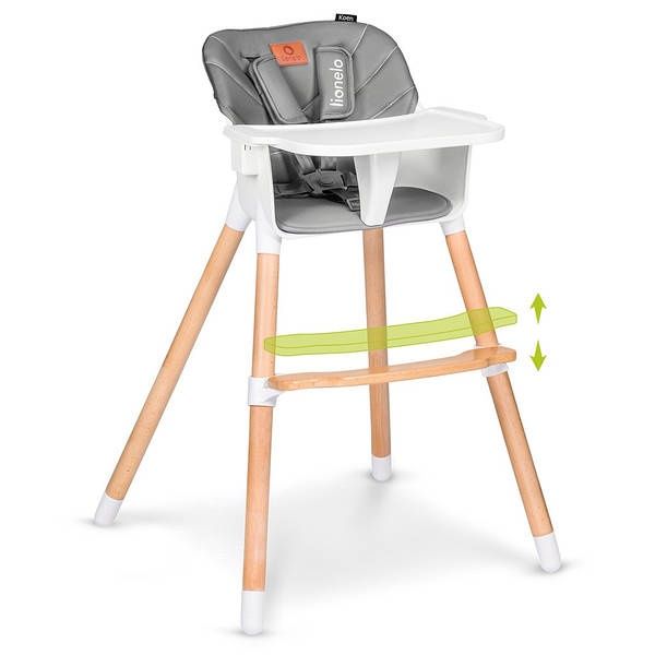 Стульчик для кормления Lionelo KOEN GREY STONE