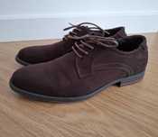Buty zamszowe, kolor brąz, r.39,  Pier One