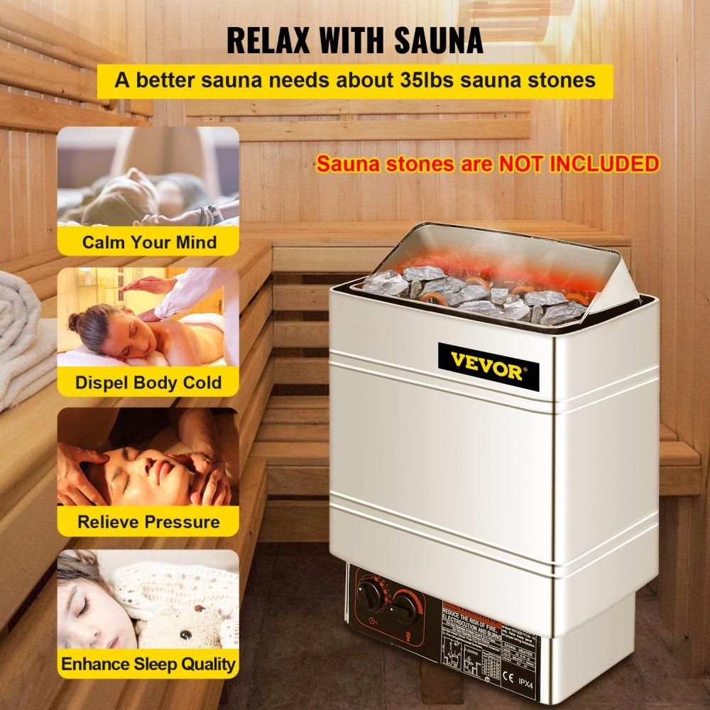 Sauna Elétrica - 8kw, 380-415V