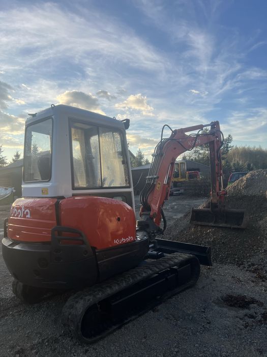 Minikoparka koparka kubota kx101 komatsu LONG 3.6 tony 3 yanmar