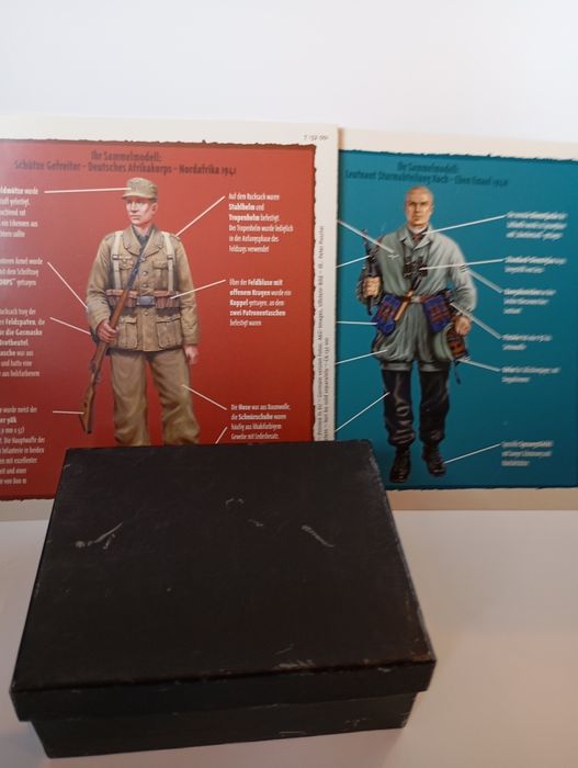 Третий рейх. Набор оловянных солдатиков. Вермахт.1:32(1:35) 54 мм .