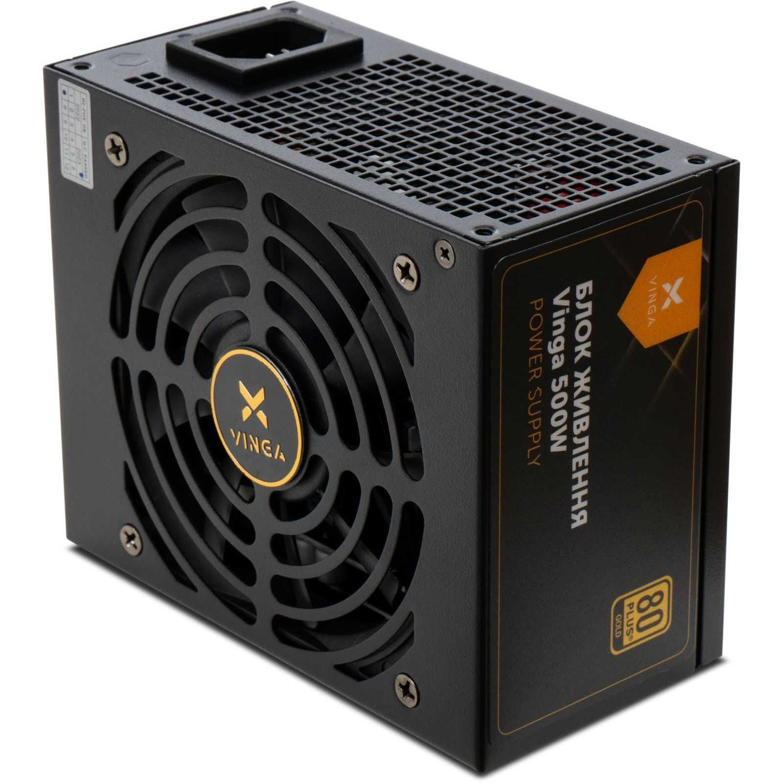 Блок живлення Vinga 500W (SFX-500G) 80 plus gold