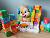 Stacja Szczeniaczka Fisher price pierwsze słówka klocki