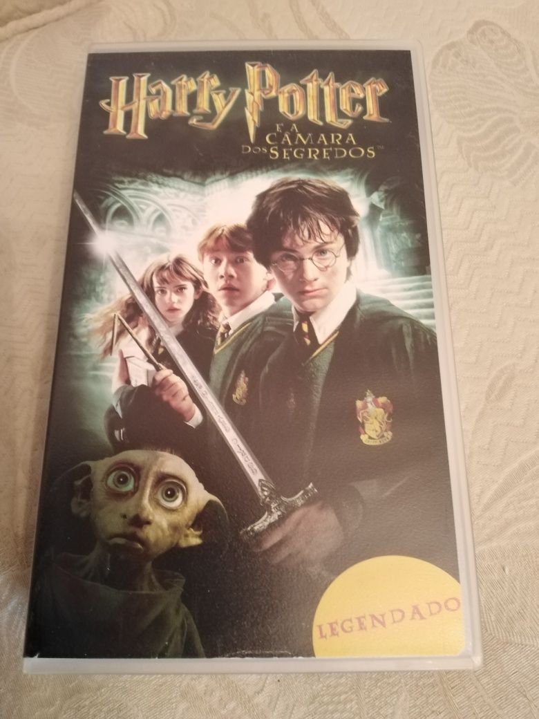 Cassete de Vídeo VHS Harry Potter e A Câmara dos Segredos