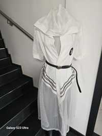 Tatu sukienka biała damska kardigan 40