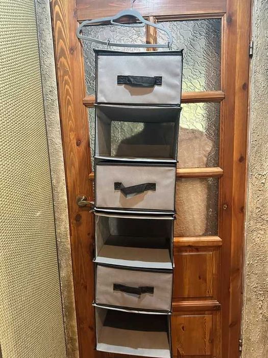 Organizer wiszący do szafy 6 półek