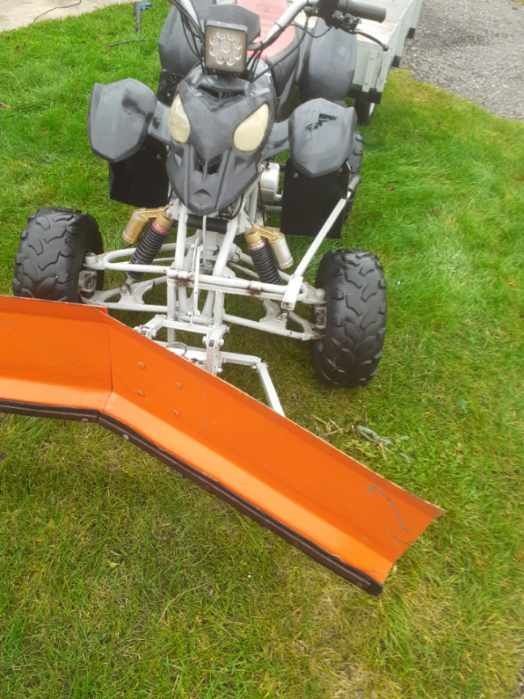 Quad 110 + pług + przyczepka w zestawie