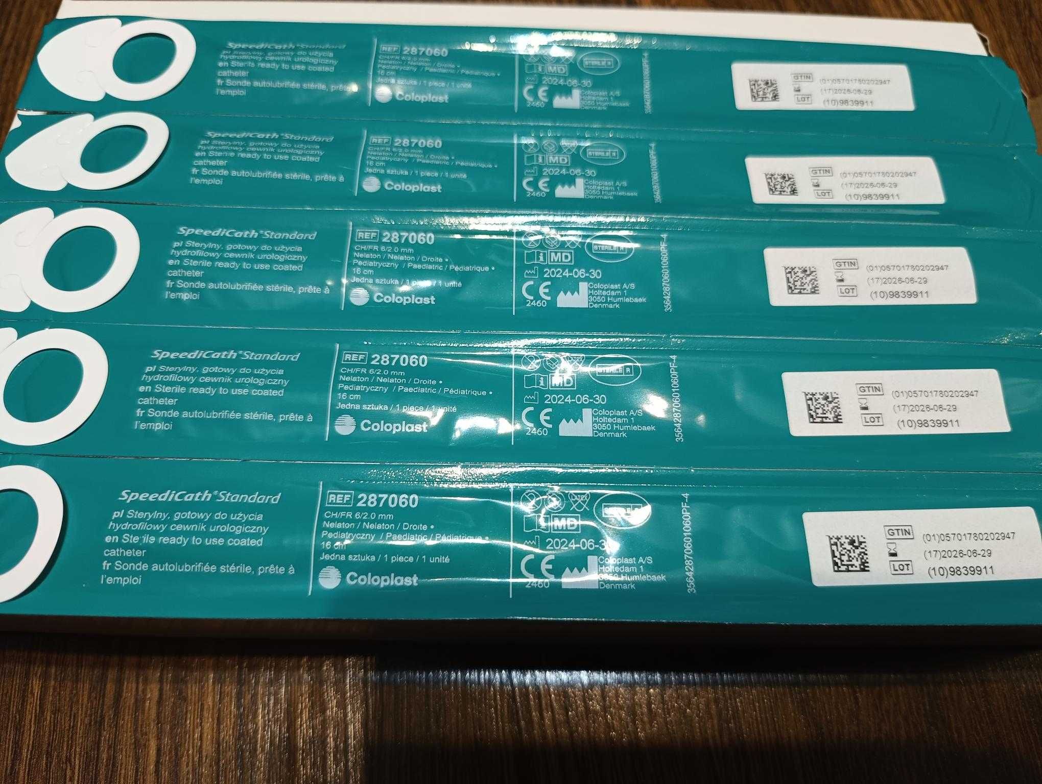 Cewnik urologiczny dziecięcy Coloplast SpeediCath 287060CH/FR6 (30szt)