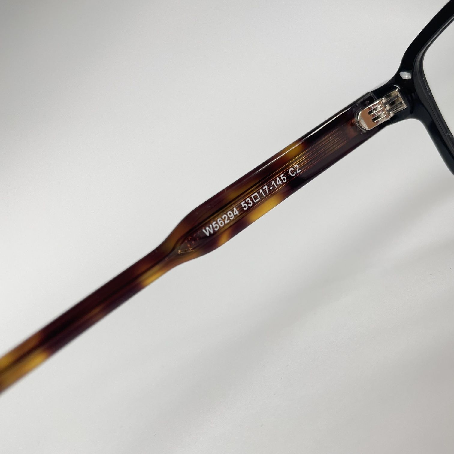 Okulary oprawki ETE unisex - czarne, acetat i metal