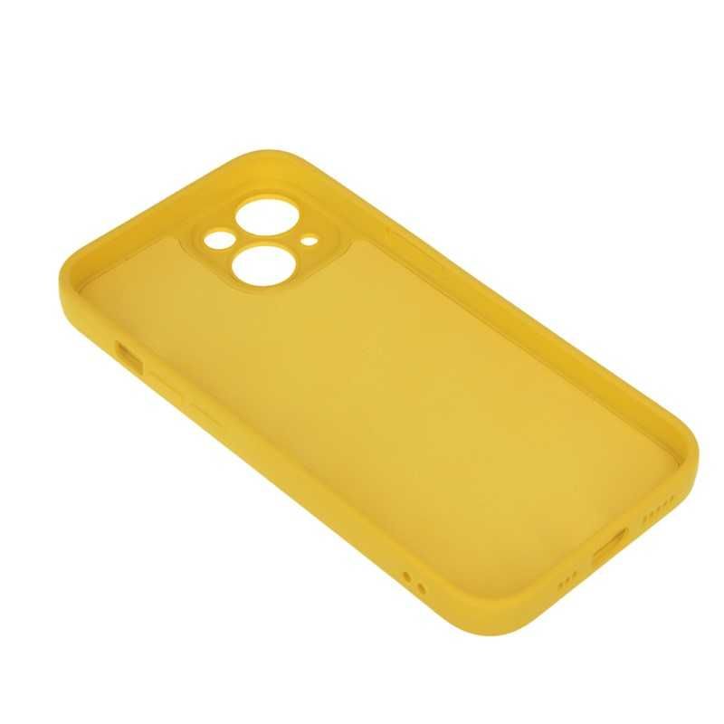 Etui Silicon do iPhone 15 6,1" żółta