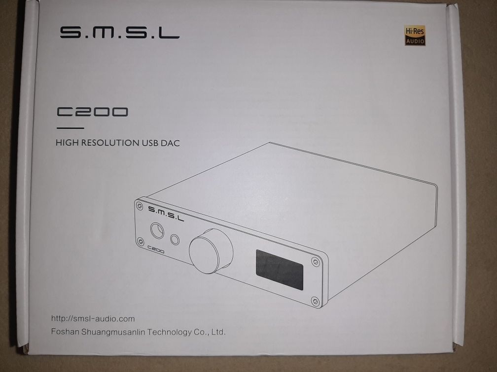 SMSL C 200 Przetwornik CA & Wzmacniacz Słuchawkowy