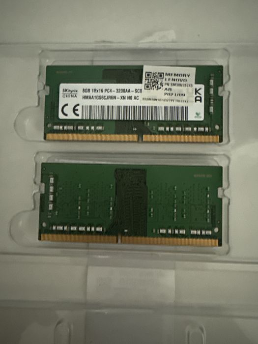 RAM do laptopa 16gb (2x8gb) 3200 mhz ddr4