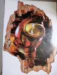 Naklejka ścienna iron Man 3d