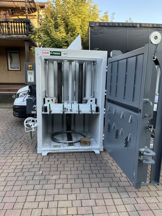 Belownica prasa do makulatury folii kartonu HSM v-press 1160plus