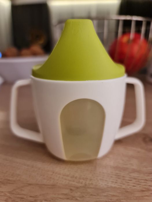 Ikea BORJA kubek z dziubkiem i uszkami dla dziecka 200ml