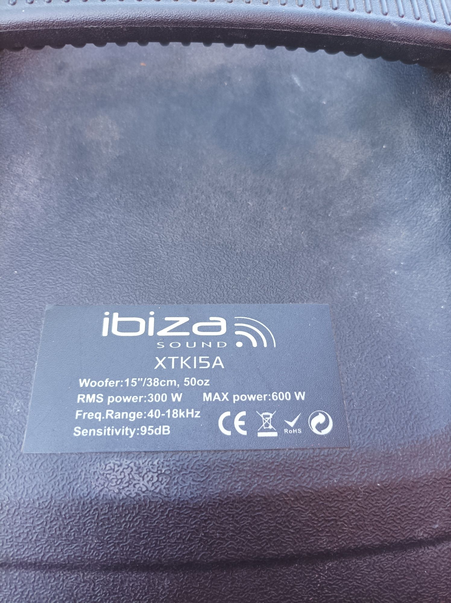 Kolumna aktywna głośnik 38 cm 15'' Ibiza xtk15a 300 W - 600 W
