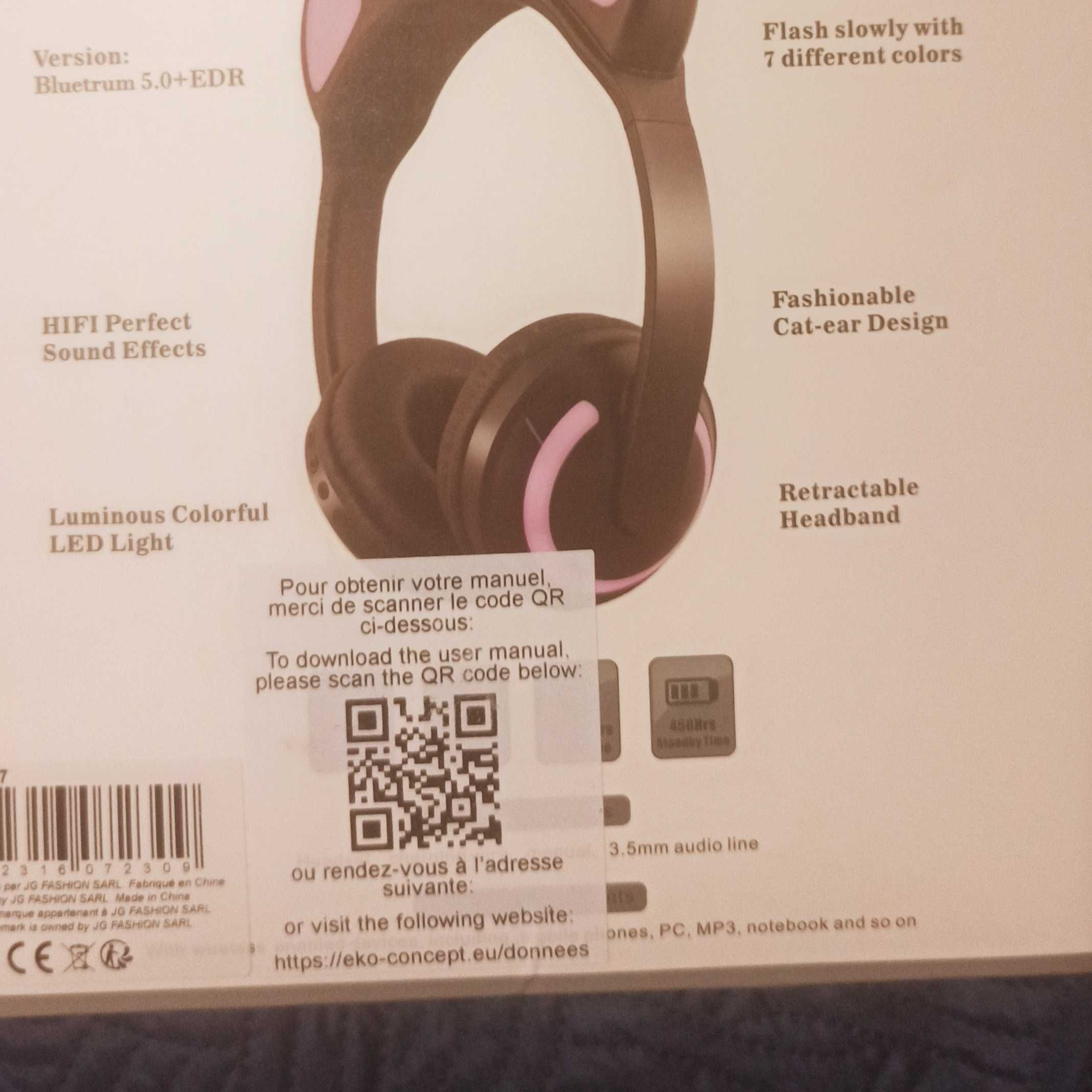 Auscultadores Headphones Bluetooth