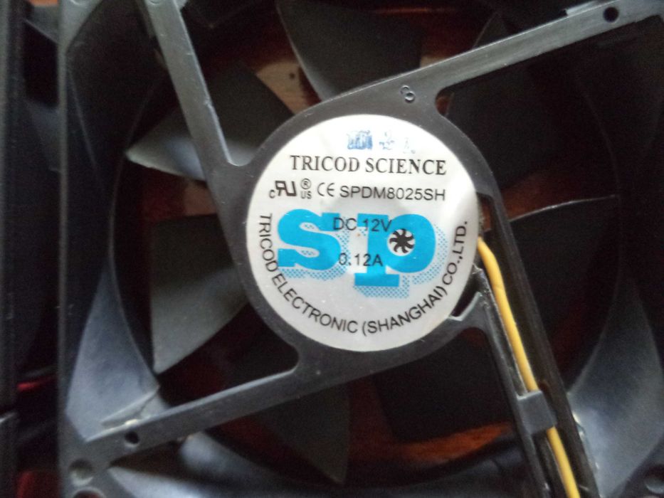 Кулер мод. SPDM8025SH Tricod Science 80х80х25