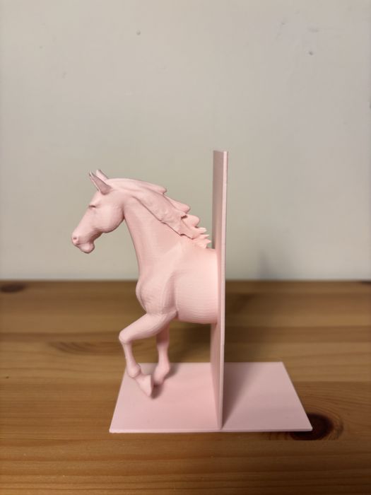 Podpórka na książki w kształcie konia