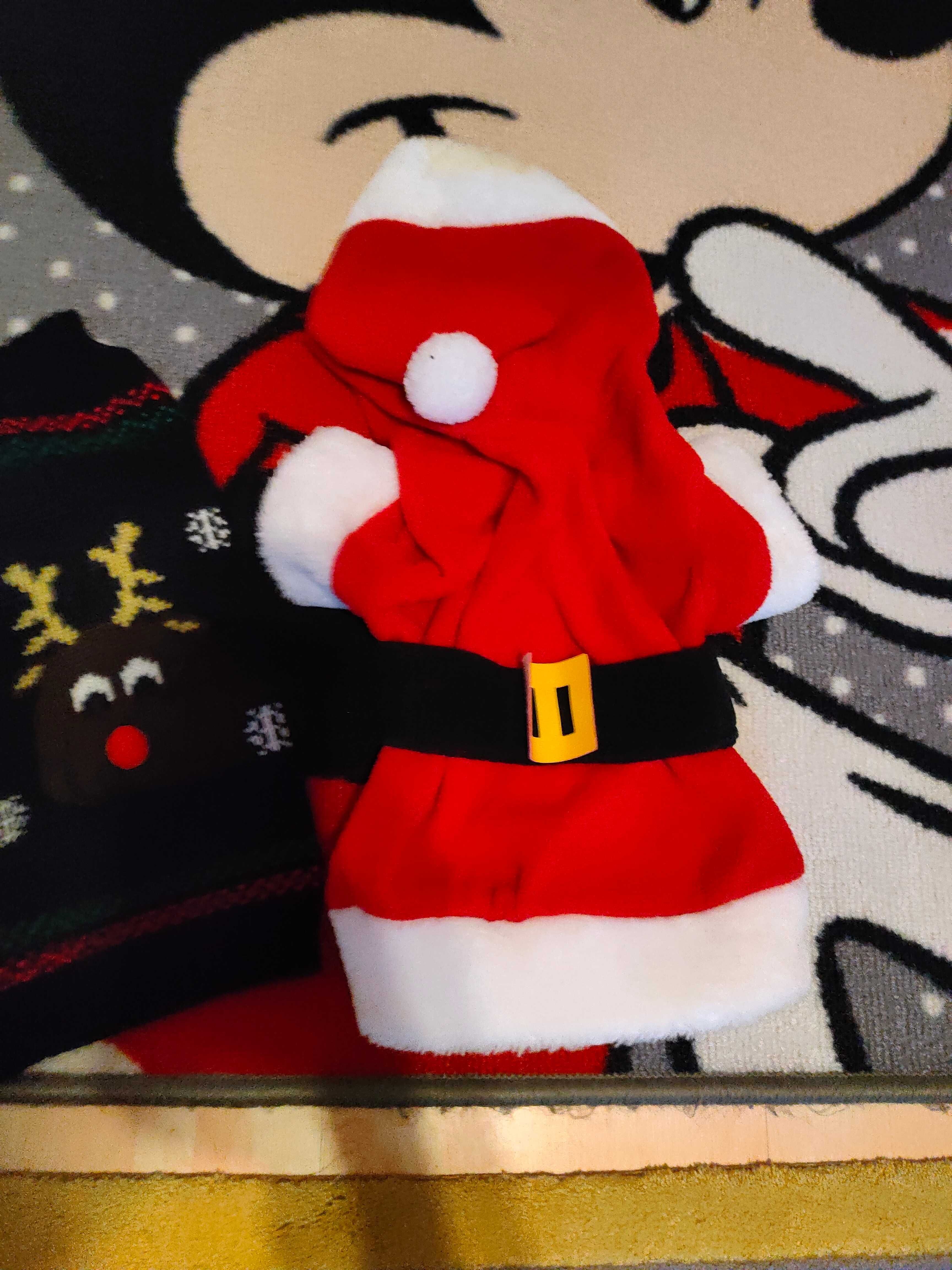 Zimowe świąteczne ubranka dla psa renifer Mikołaj