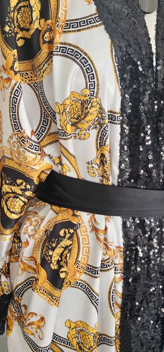 VERSACE luksusowy szlafrok roz uniwersalny