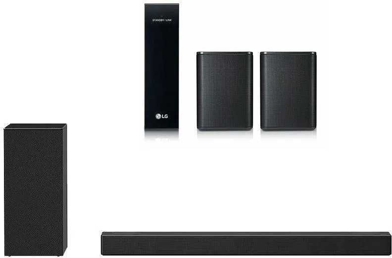 Soundbar LG SN7Y completa com colunas traseiras- Dolby Atmos + DTS-X