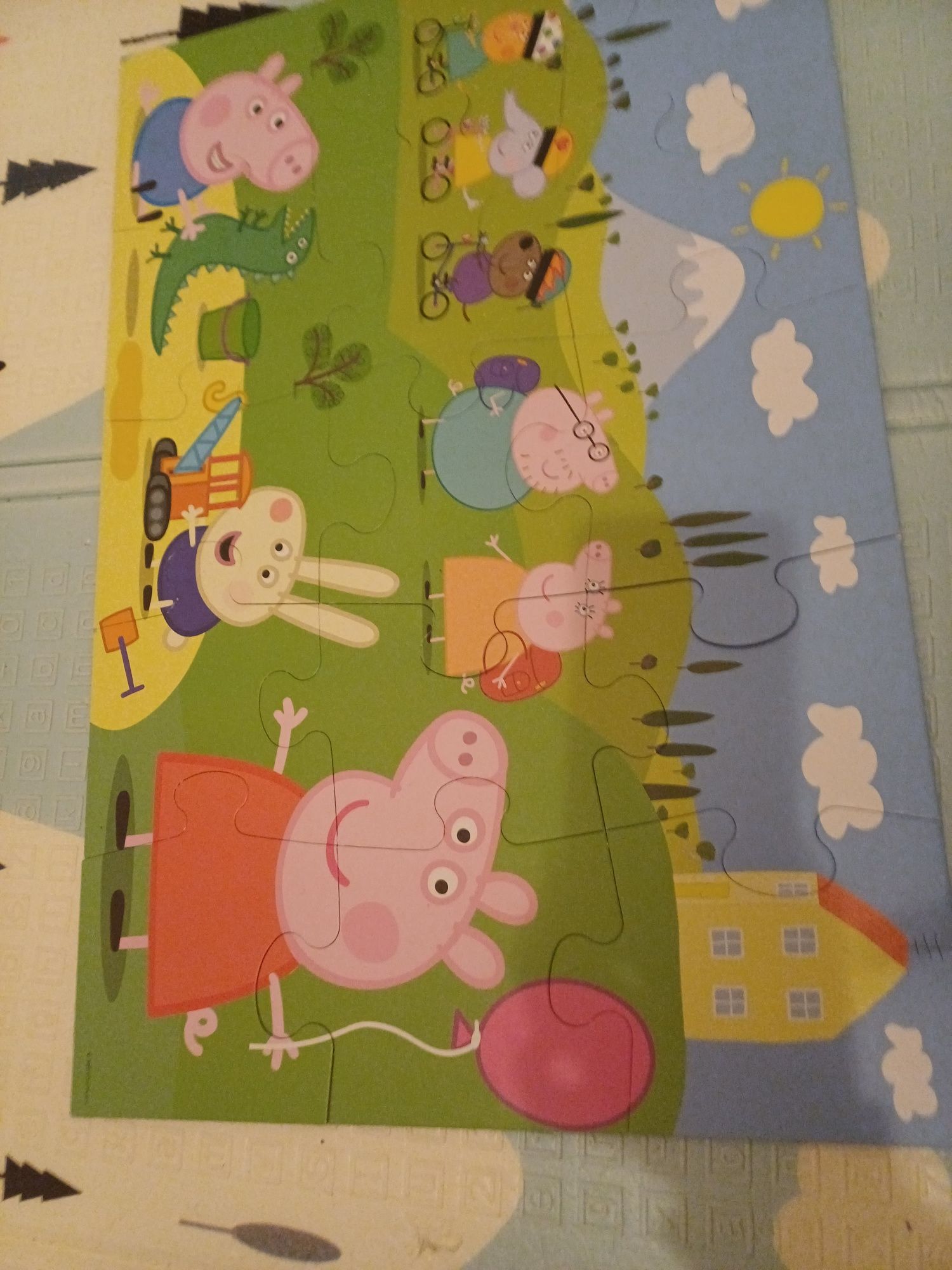Duże Puzzle Maxi 15 Peppa Pig