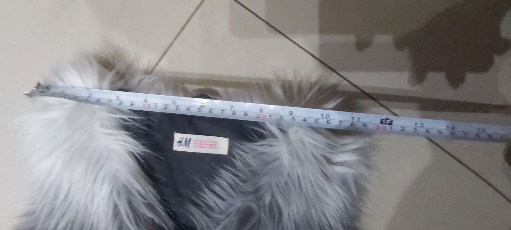 Kamizelka futerko  ocieplacz 116cm