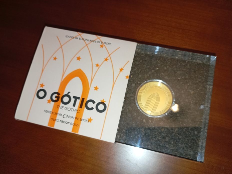 OURO PROOF 5,00€, O Gótico 2020