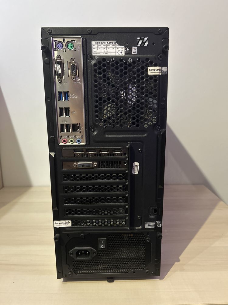 Komputer gamingowy NVIDIA GeForce GTX 1060 Intel Core i5 7400 8GB RAM