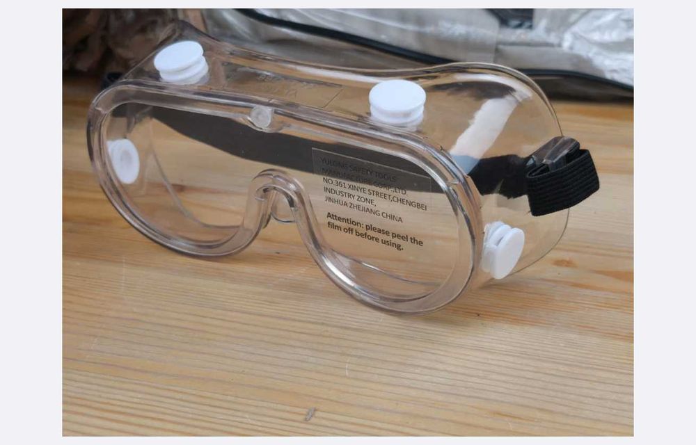 Gogle robocze okulary BHP z wentylacją – nie parują, EN 166, CE