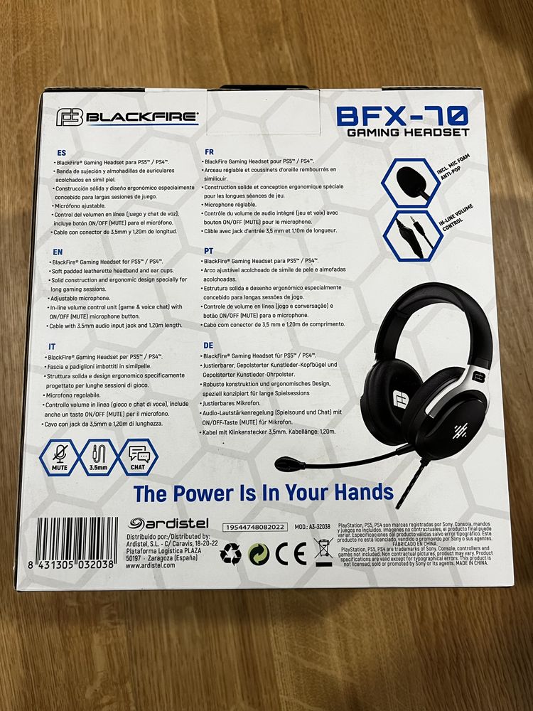 Auscultadores Gaming Blackfire BFX-70 (PC/PS5)