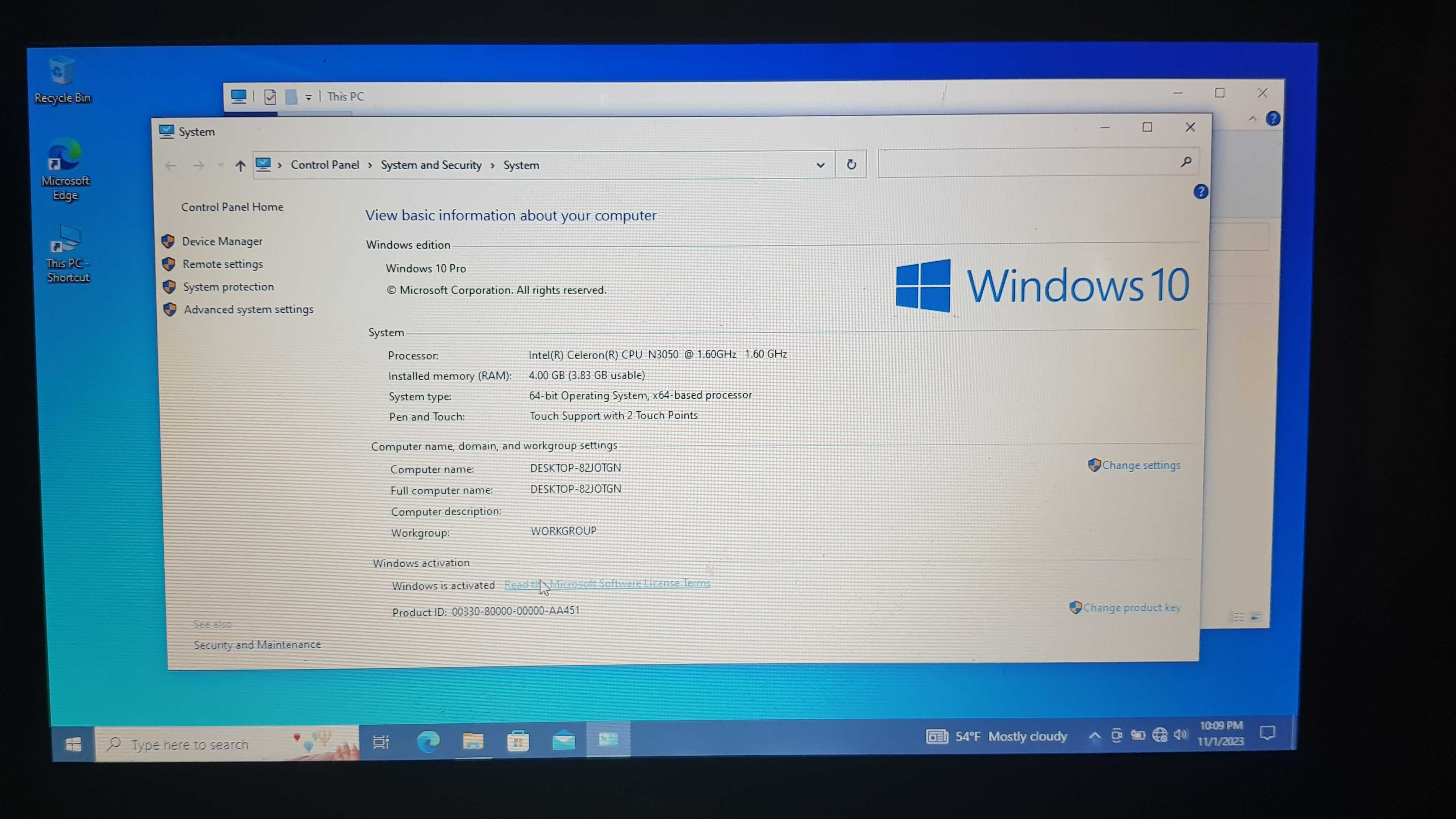 Laptop Acer Aspire ES1-531 w Dobrym Stanie 1TB HDD