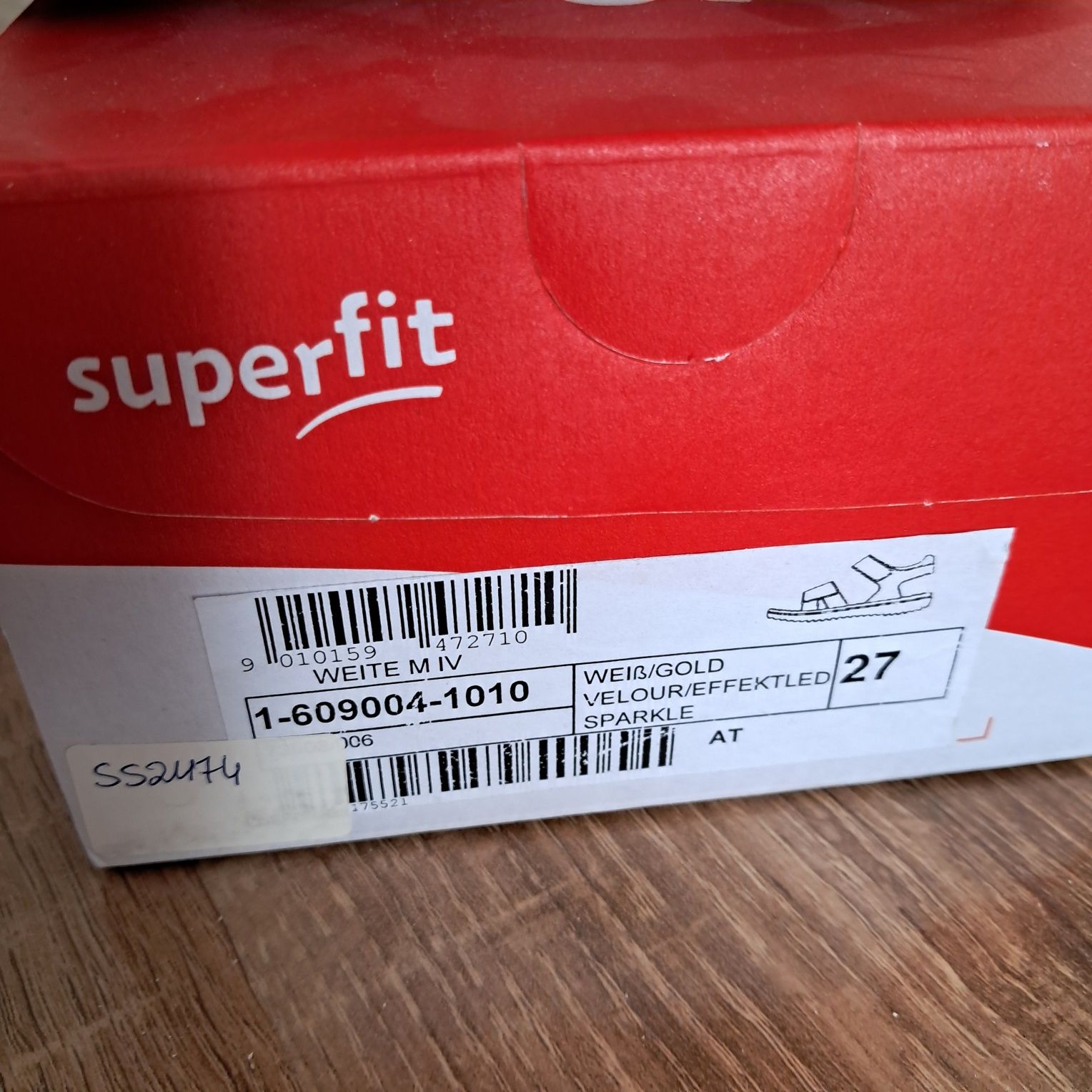 Sandałki na lato superfit dla dziewczynki