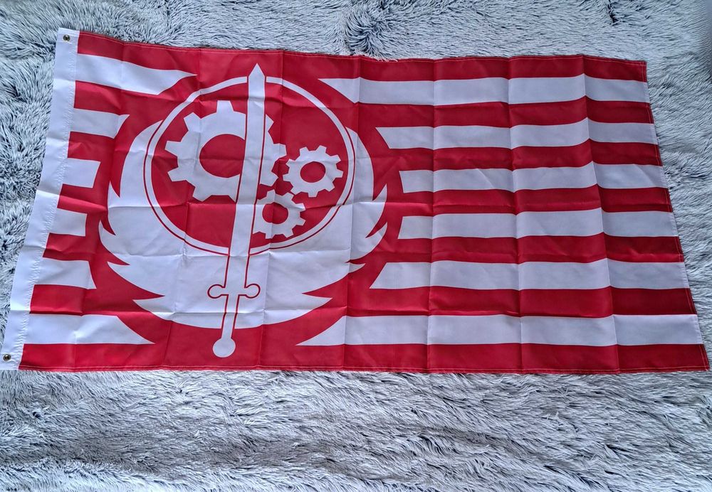 Fallout Brotherhood of Steel Flaga Banner 150x90 cm Bractwo Stali