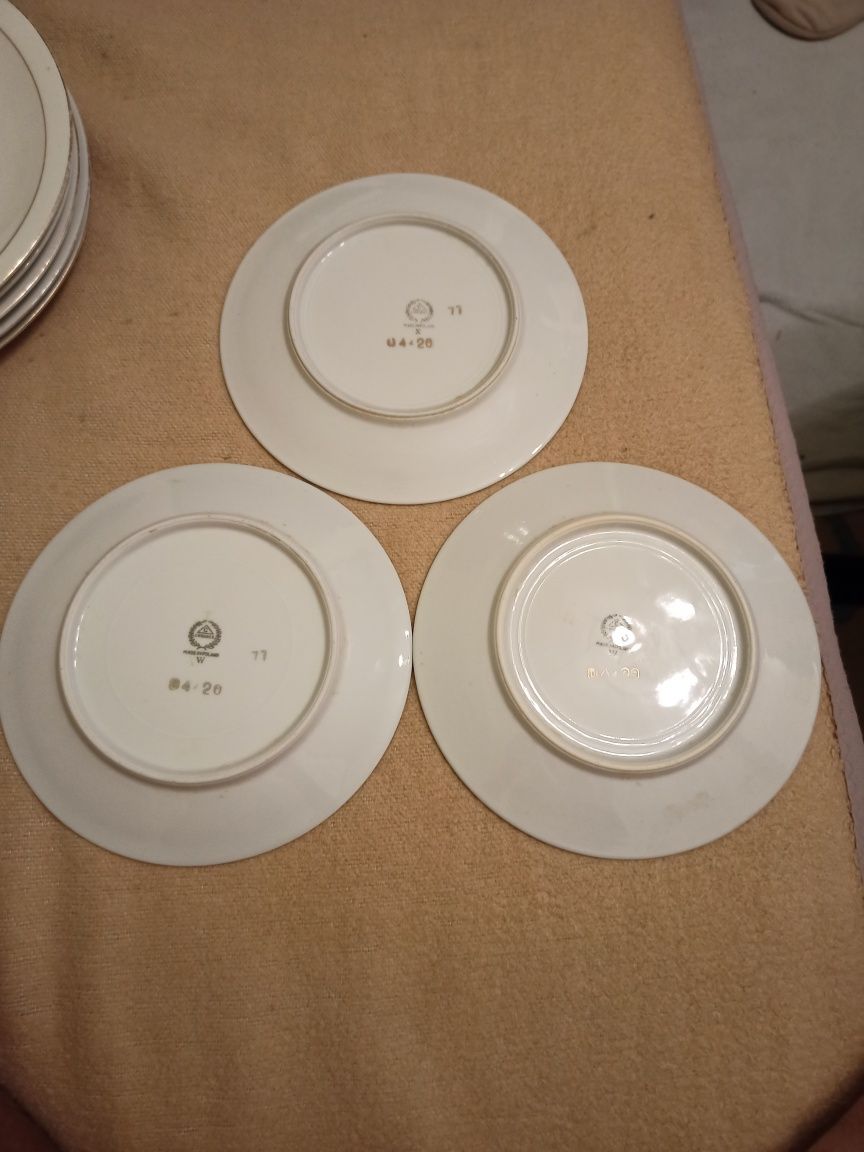 Talerze Porcelanowe Chodzież PRL