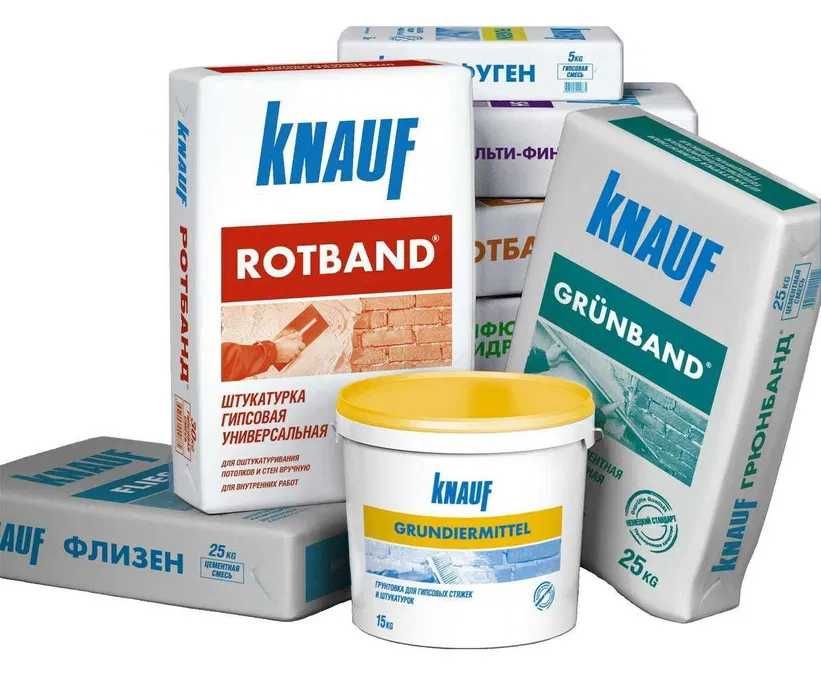 ЦПС, Шпаклевки, Штукатурки, Клея, SILTEK Knauf Kreisel KRUMIX Акция!