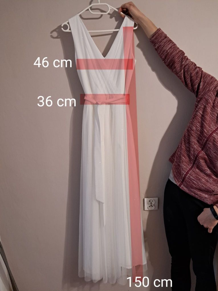 Suknia ślubna, rozmiar M/L + futerko
