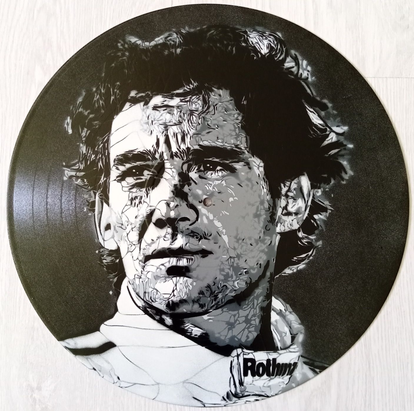 Ayrton Senna pintura original em tela