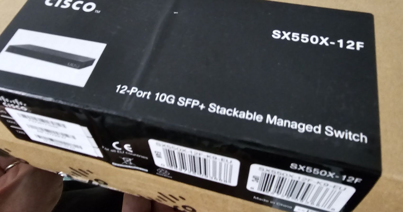 Комутатор Cisco SB SX550X-12F-K9 (SX550X-12F-K9-EU)
