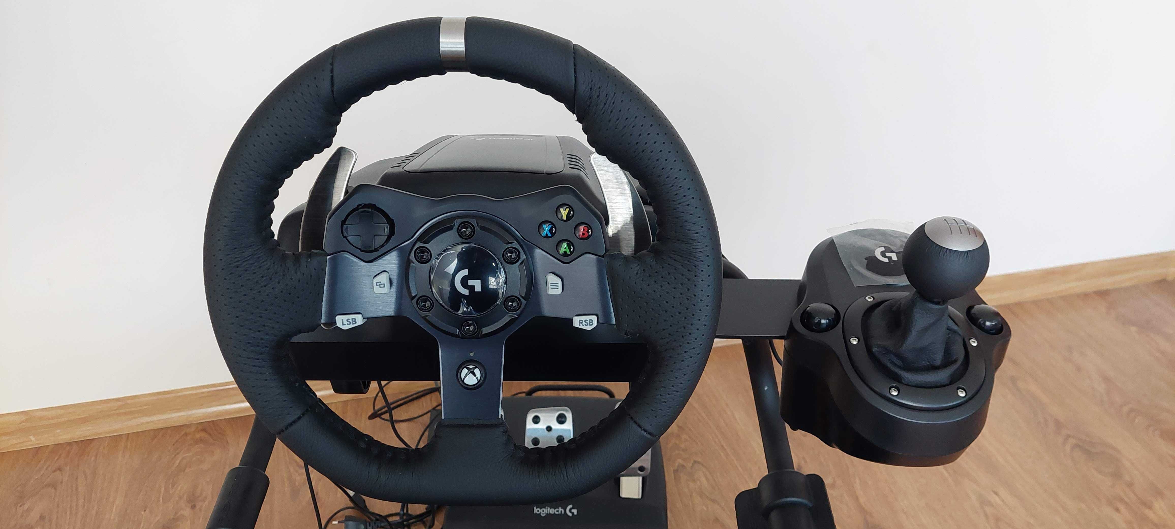 Kierownica Logitech G920 + shifter + Playseat Challenge XBOX PC