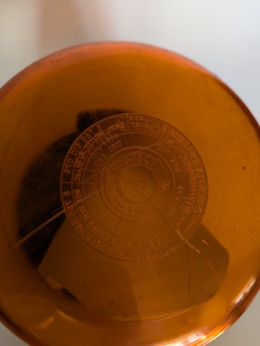 Lampa Kogut Pomarańczowy -  Bosch RKLE 150 - Ostrzegawcza
Opis: