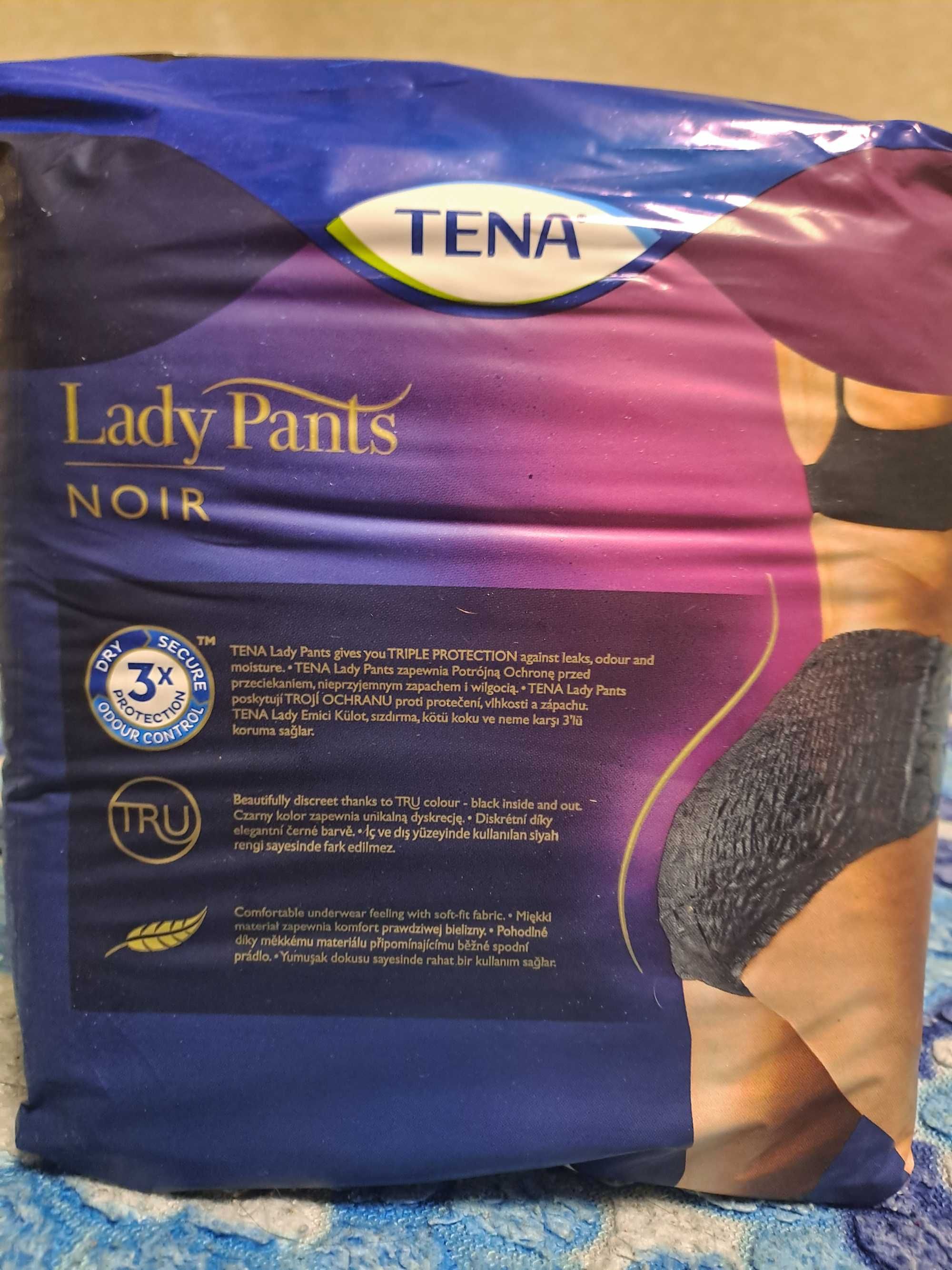 Урологические трусы Tena Lady Pants Plus для женщин Medium 9 шт Black