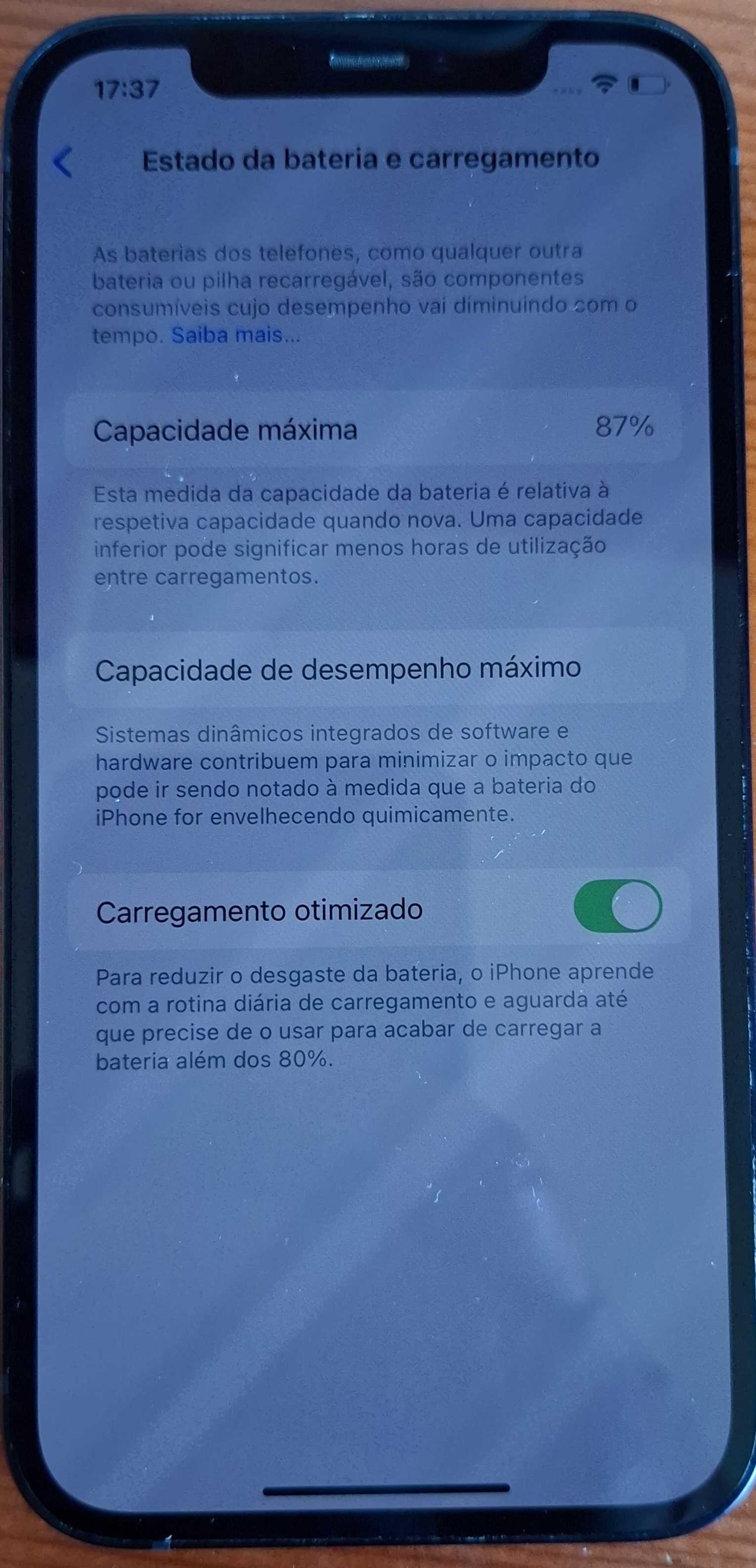 iPhone 12 Black 128Gb em ótimo estado