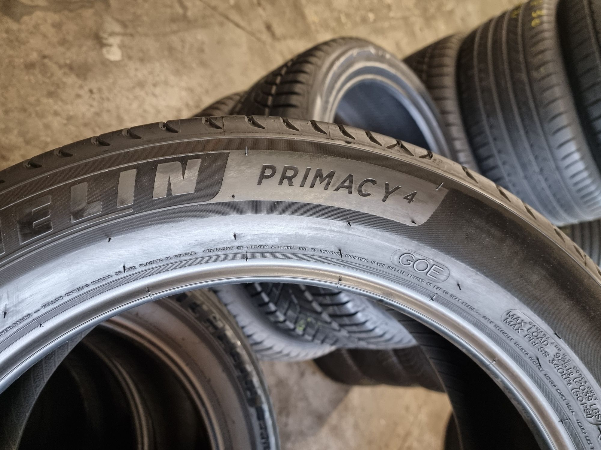 Шини Літні 235х55хR19 Michelin Primacy4 Acoustic GOE 4шт ЯК НОВІ 2022р