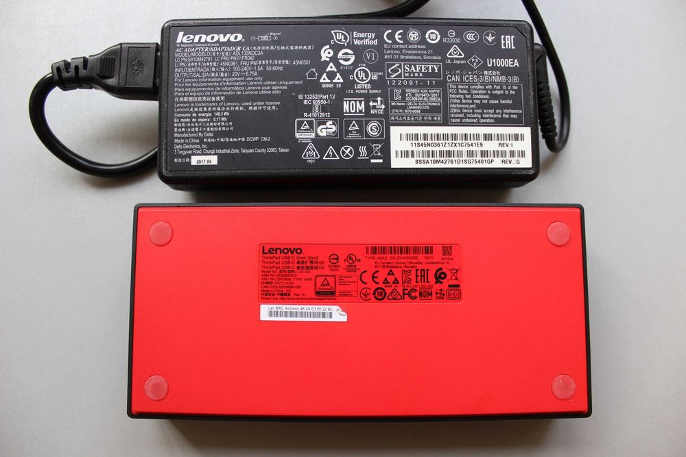 Док-станція Lenovo ThinkPad USB-C Dock (40AY0090EU)