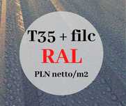 T35 Blacha trapezowa dachowa blachy trapezowe antracyt ciemny grafit