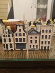 Domki kolekcjonerskie Bols/KLM porcelana Delfs