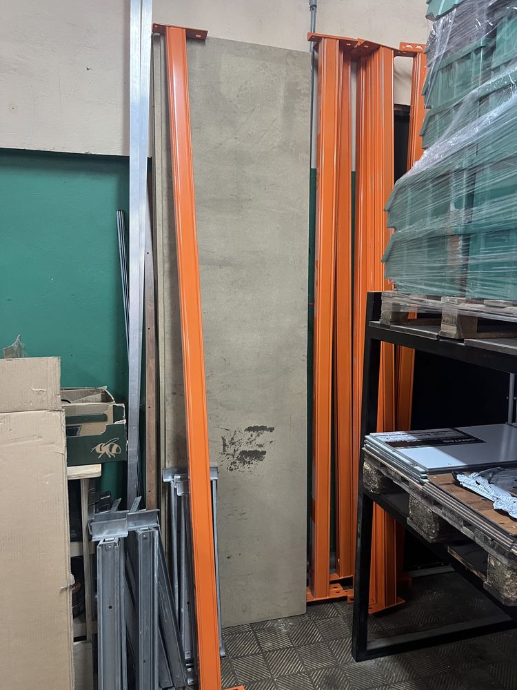 Regał przemysłowy wys 3m szer 2,7 m glebokosc 80 cm