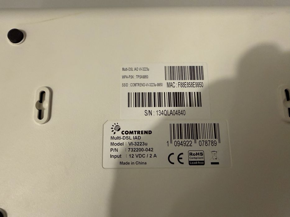 Modem DSL Comtrend VI-3223u